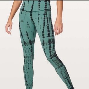 Rare Lululemon tie dye leggings